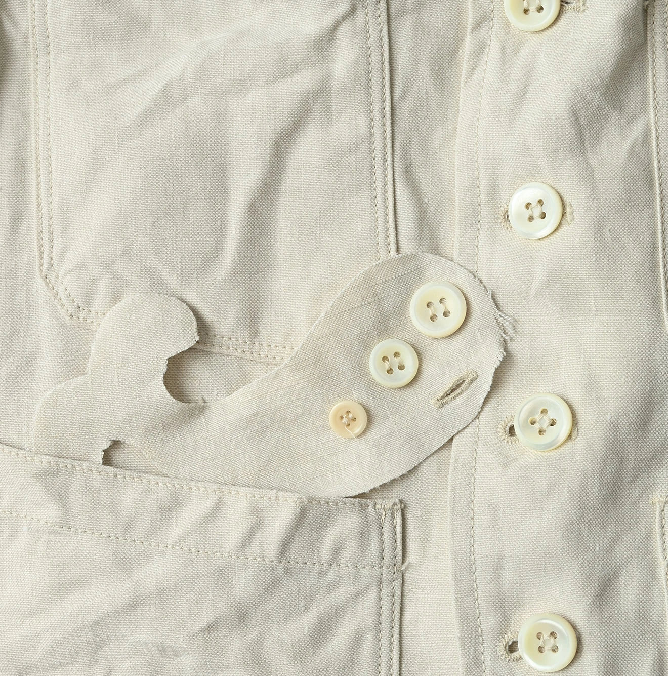 Linen Cloth 908 Vest