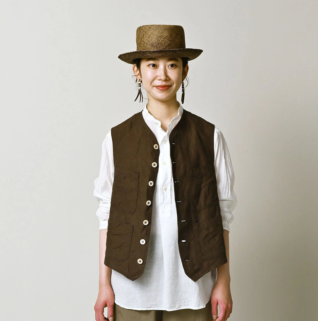 Linen Cloth 908 Vest
