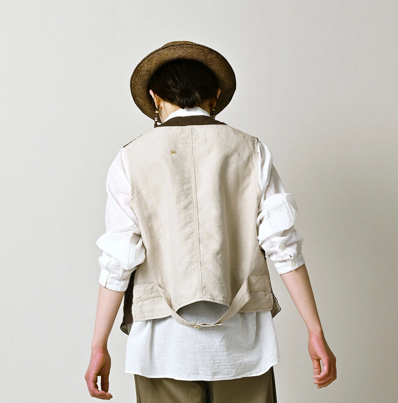 Linen Cloth 908 Vest