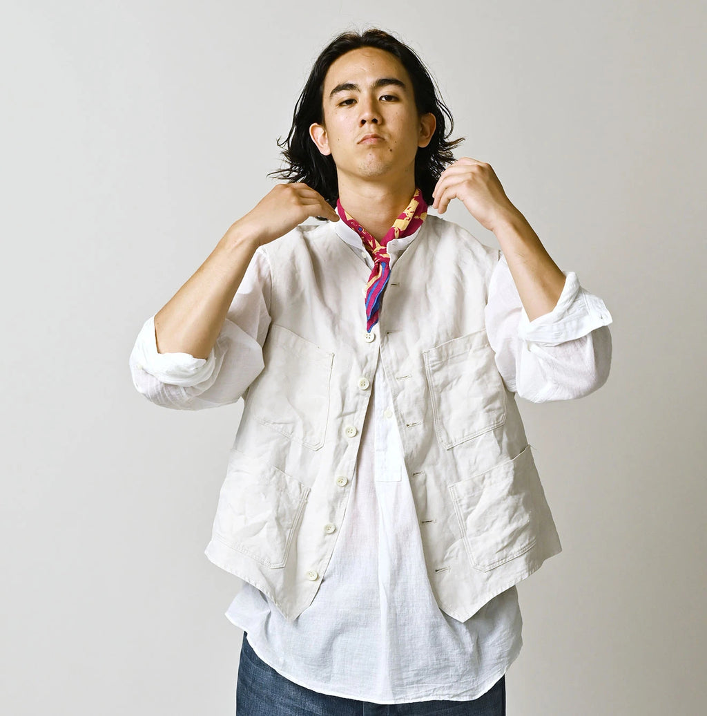 Linen Cloth 908 Vest