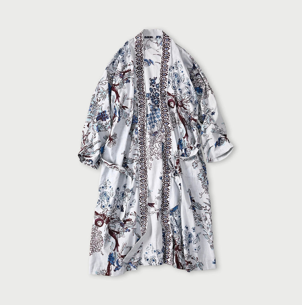 Indian Khadi Palampore Print Happie Long