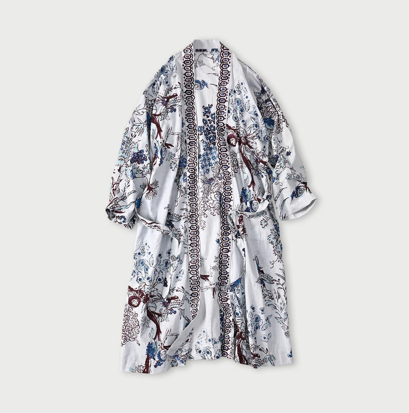 Indian Khadi Palampore Print Happie Long