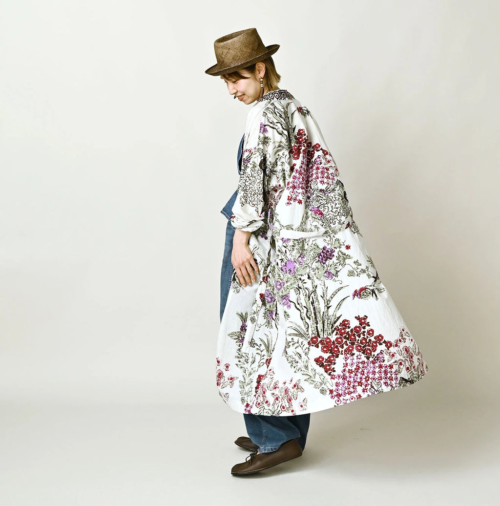 Indian Khadi Palampore Print Happie Long