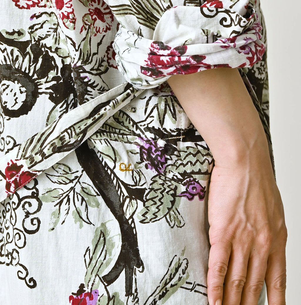 Indian Khadi Palampore Print Happie Long
