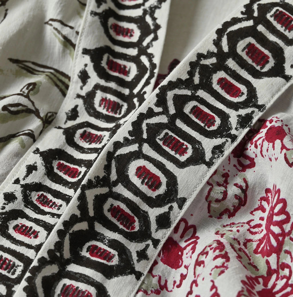 Indian Khadi Palampore Print Happie Long