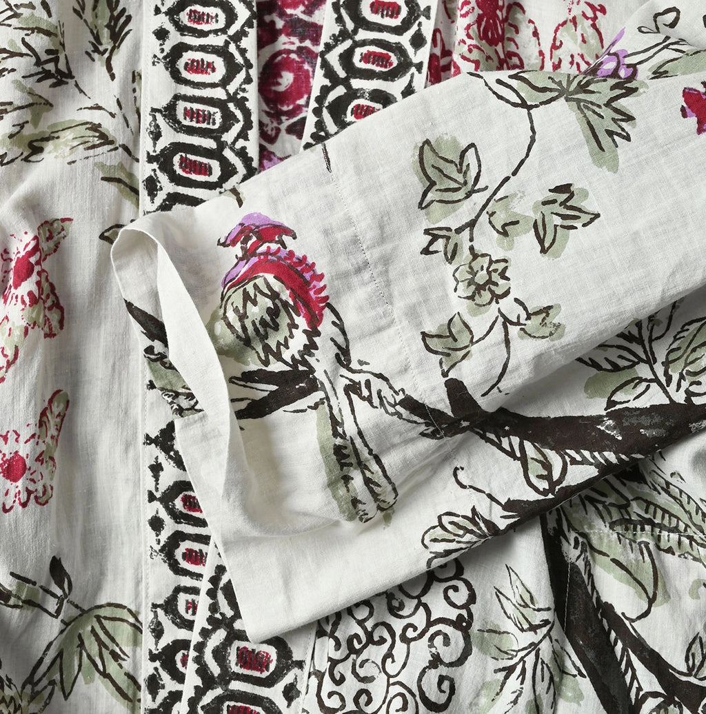 Indian Khadi Palampore Print Happie Long