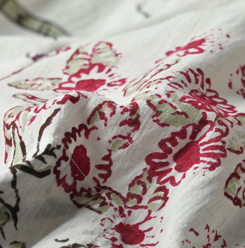 Indian Khadi Palampore Print Happie Long
