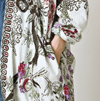 Indian Khadi Palampore Print Happie Long