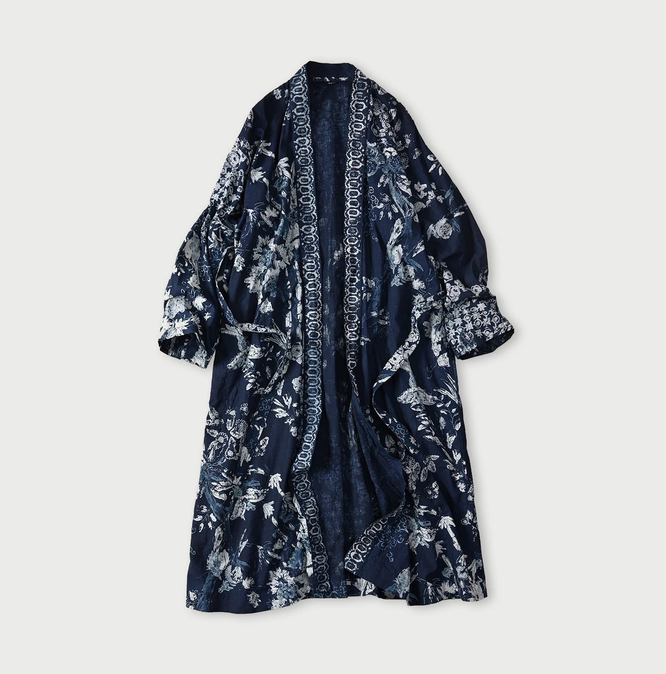 Indigo Hira Palampore Print Happie Long