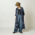 Indigo Hira Palampore Print Happie Long