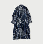 Indigo Hira Palampore Print Happie Long