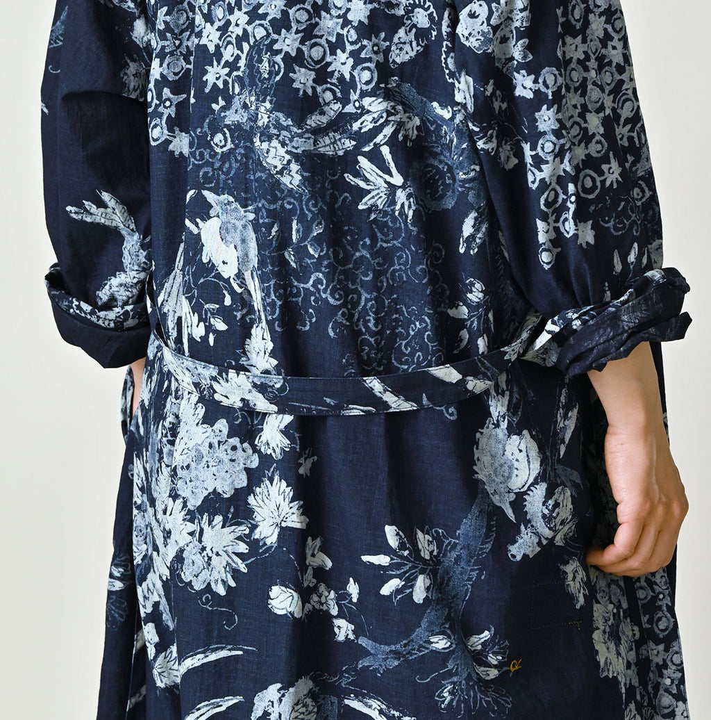 Indigo Hira Palampore Print Happie Long