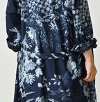 Indigo Hira Palampore Print Happie Long