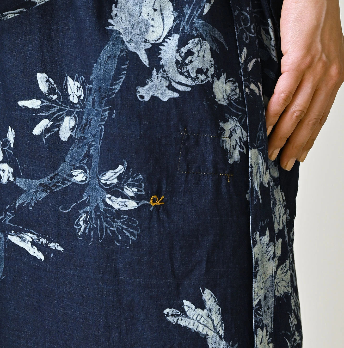 Indigo Hira Palampore Print Happie Long
