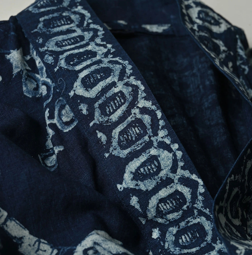 Indigo Hira Palampore Print Happie Long