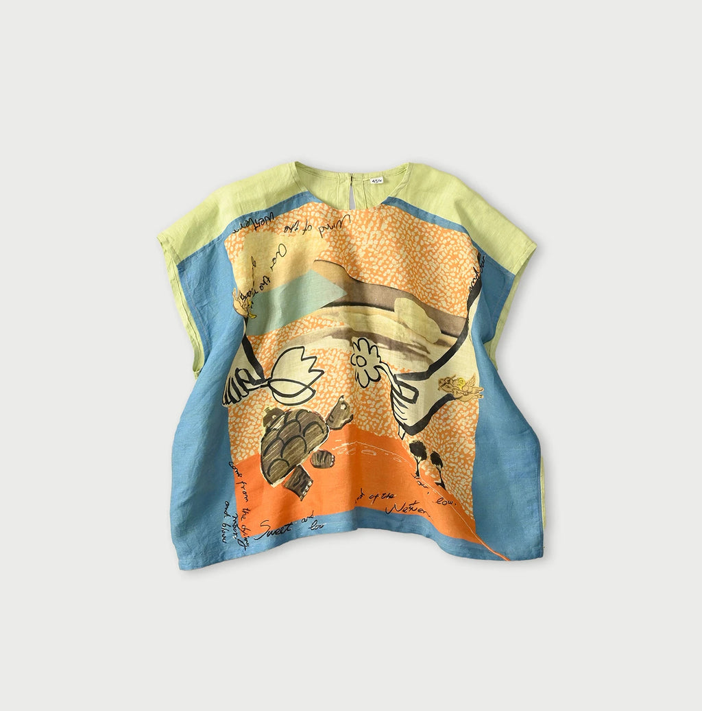 Picture Book Bandana Blouse