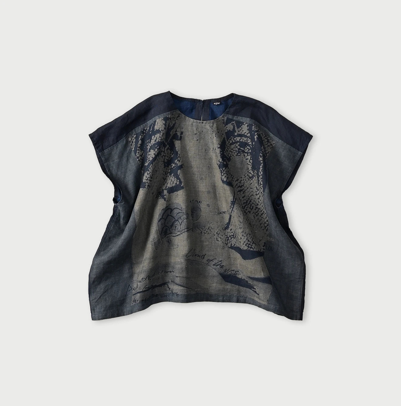 Indigo Picture Book Bandana Blouse