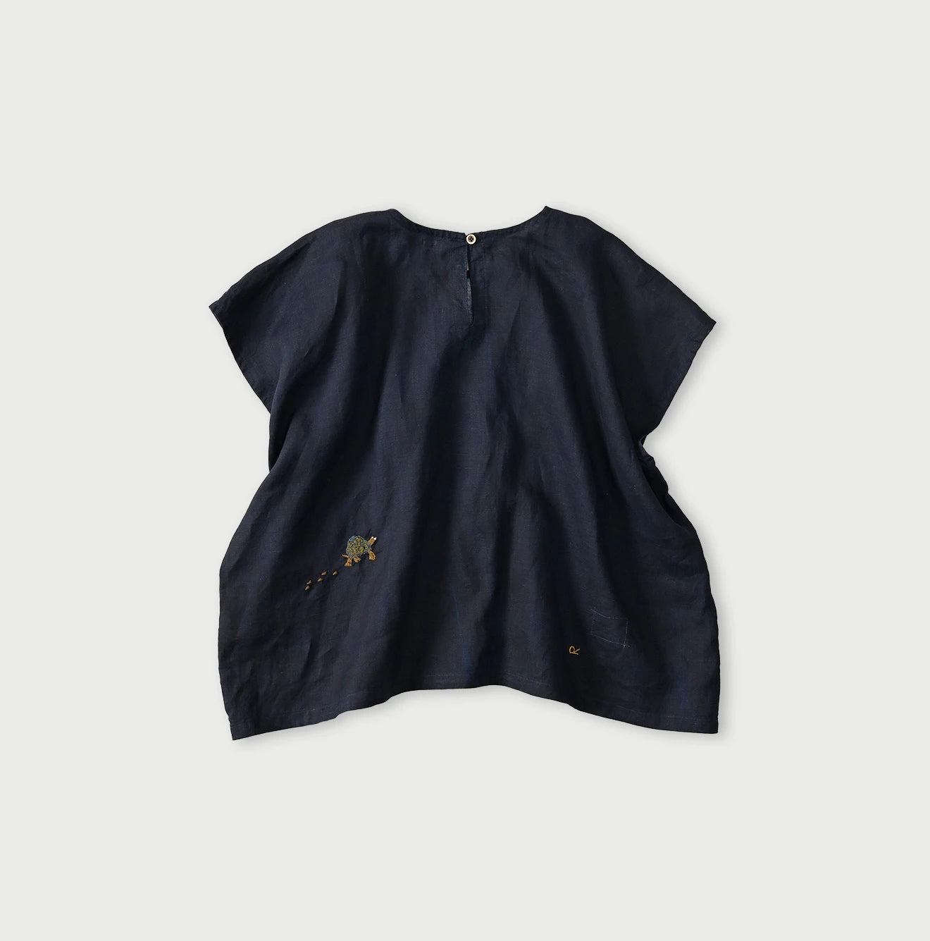 Indigo Picture Book Bandana Blouse