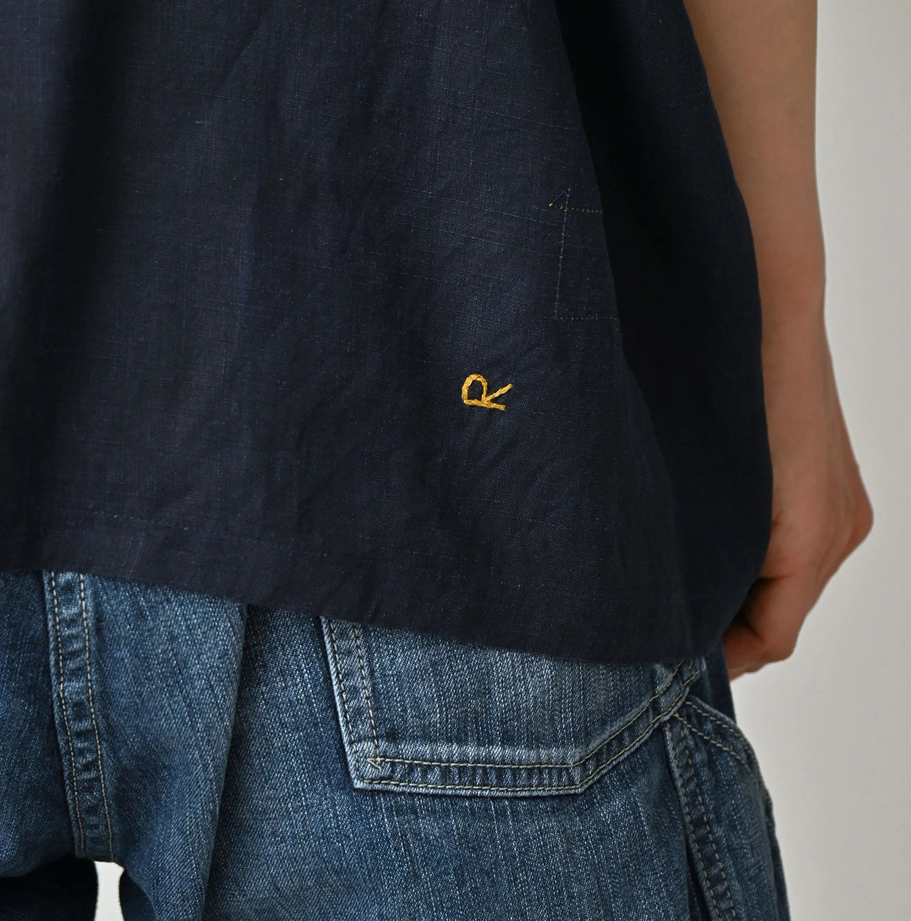 Indigo Picture Book Bandana Blouse