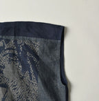 Indigo Picture Book Bandana Blouse