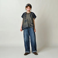 Indigo Picture Book Bandana Blouse