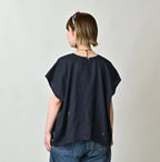 Indigo Picture Book Bandana Blouse