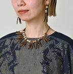 Indigo Picture Book Bandana Blouse