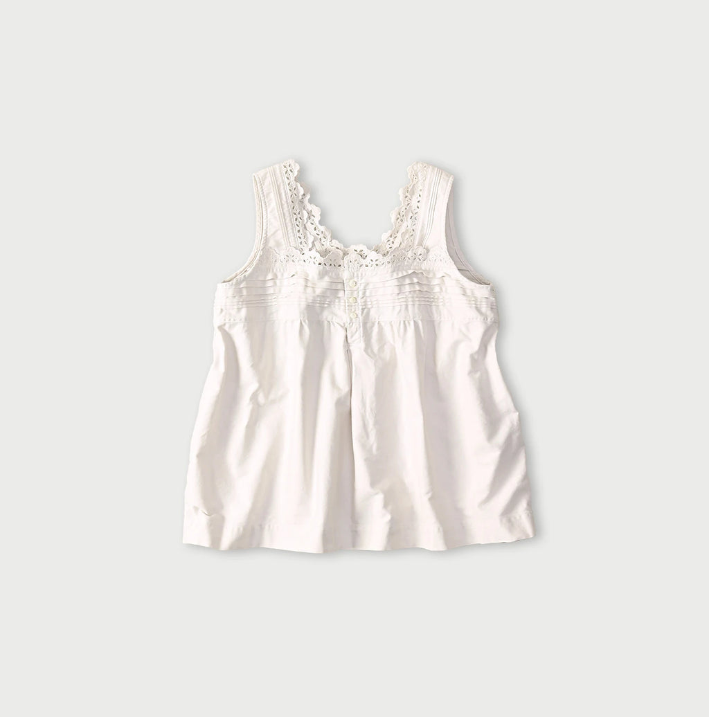 Weft Satin de Sleeveless Top