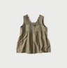Weft Satin de Sleeveless Top