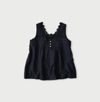 Weft Satin de Sleeveless Top