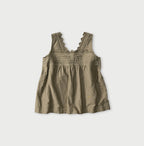 Weft Satin de Sleeveless Top