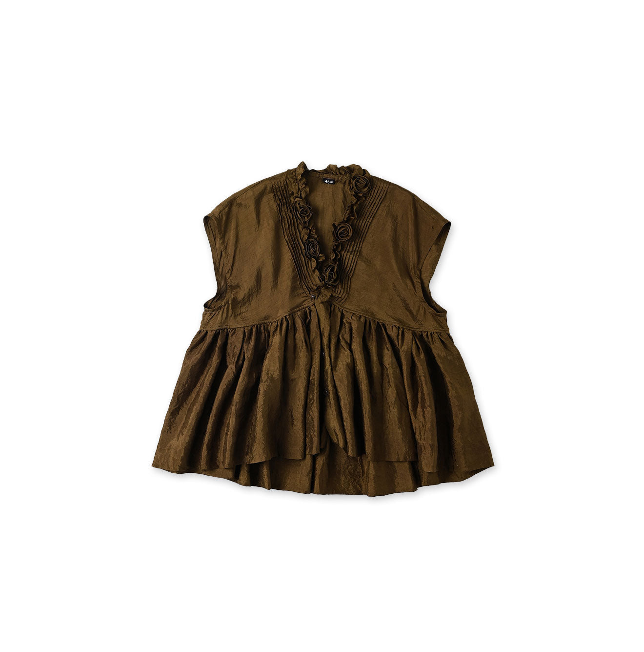 Indian Silk Camisole Brown