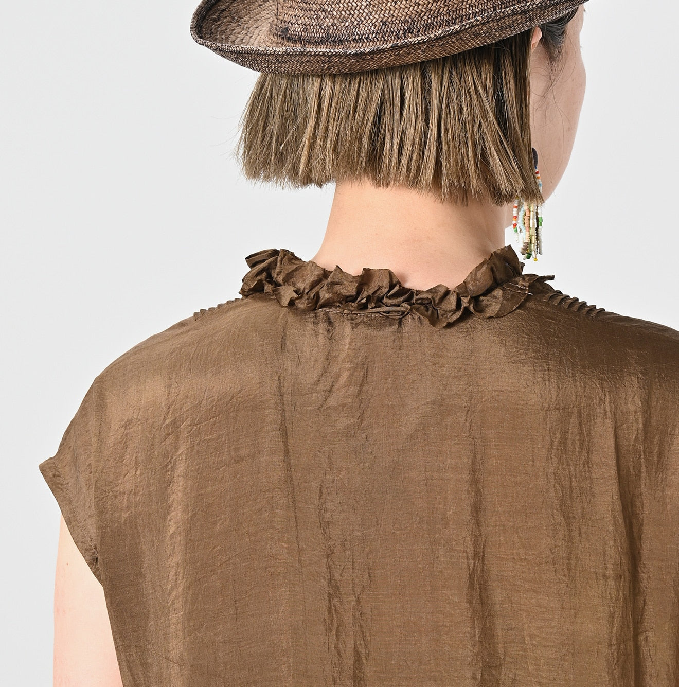 Indian Silk Camisole Detail