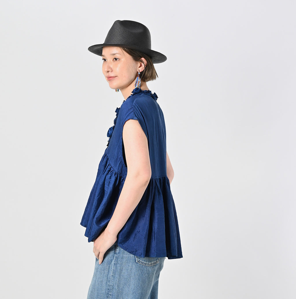 Ai Indian Silk Camisole Female Model