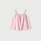 Khadi Ribbon Lace Flare Camisole Back