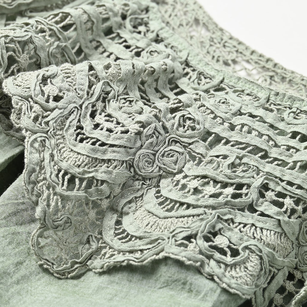 Khadi Ribbon Lace Flare Camisole Detail