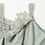 Khadi Ribbon Lace Flare Camisole Detail
