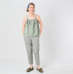 Khadi Ribbon Lace Flare Camisole Female Model