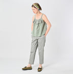 Khadi Ribbon Lace Flare Camisole Female Model