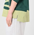 Indian Khadi OX Saijiki Blouse Detail