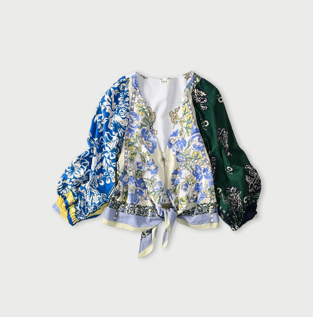 SAIJIKI Khadi Bandana Mix Bolero