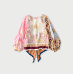 SAIJIKI Khadi Bandana Mix Bolero