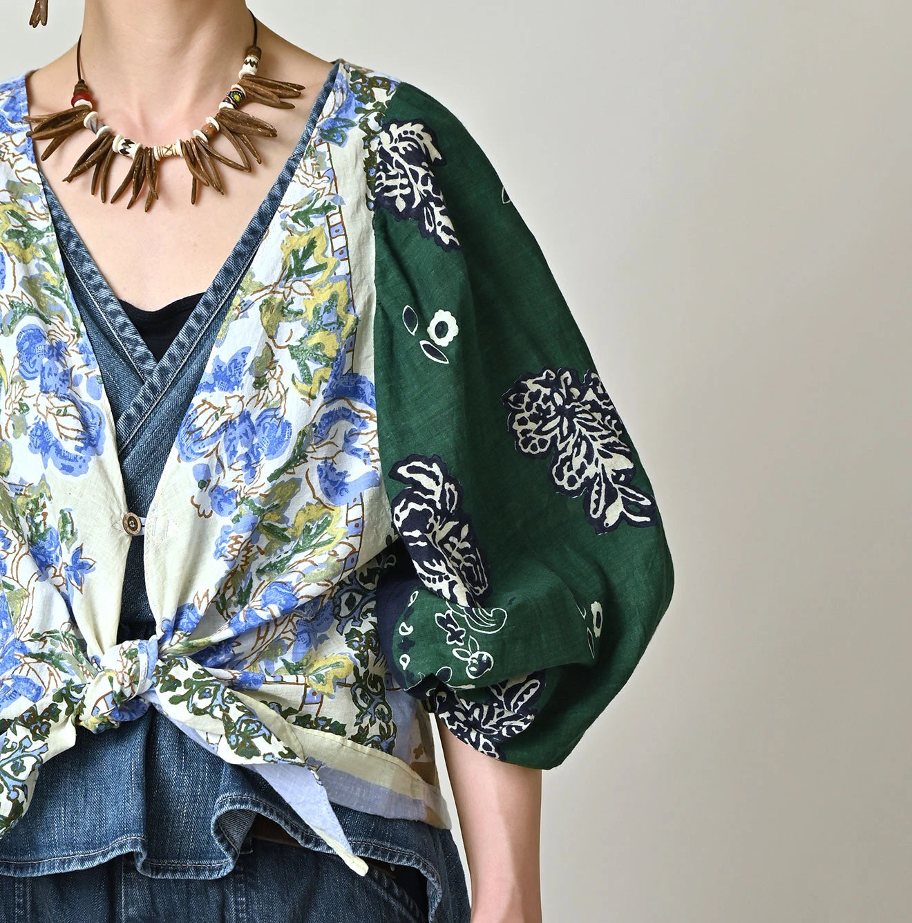 SAIJIKI Khadi Bandana Mix Bolero