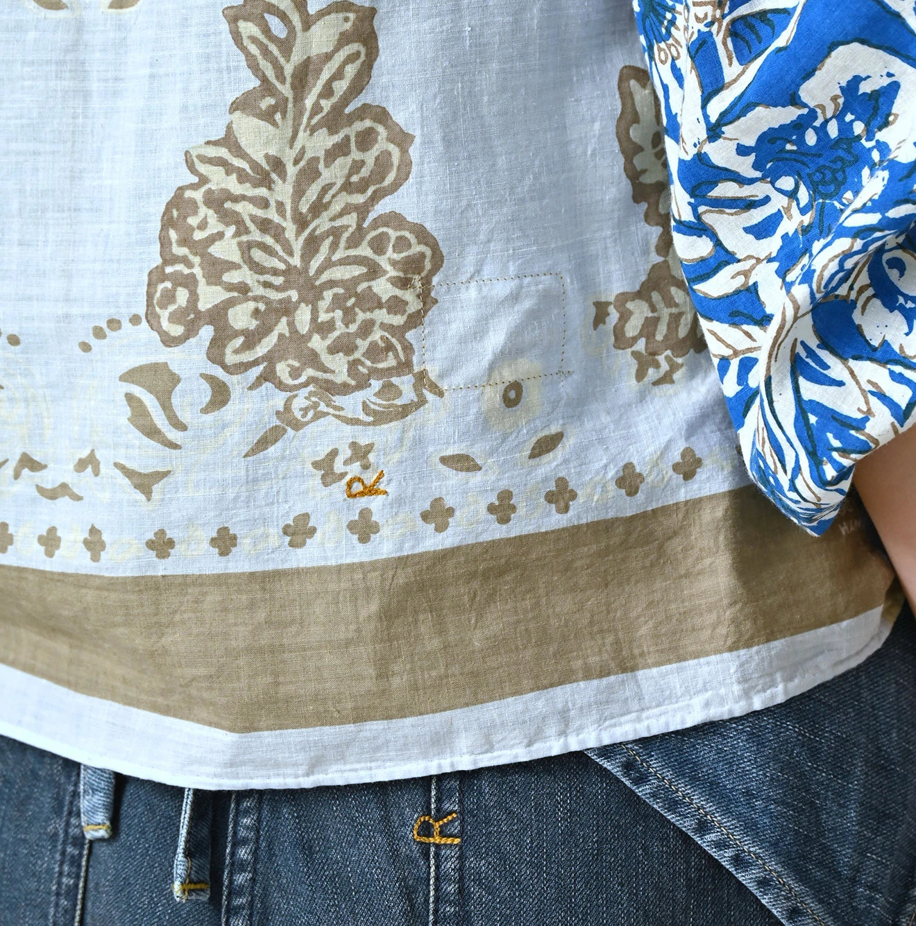 SAIJIKI Khadi Bandana Mix Bolero