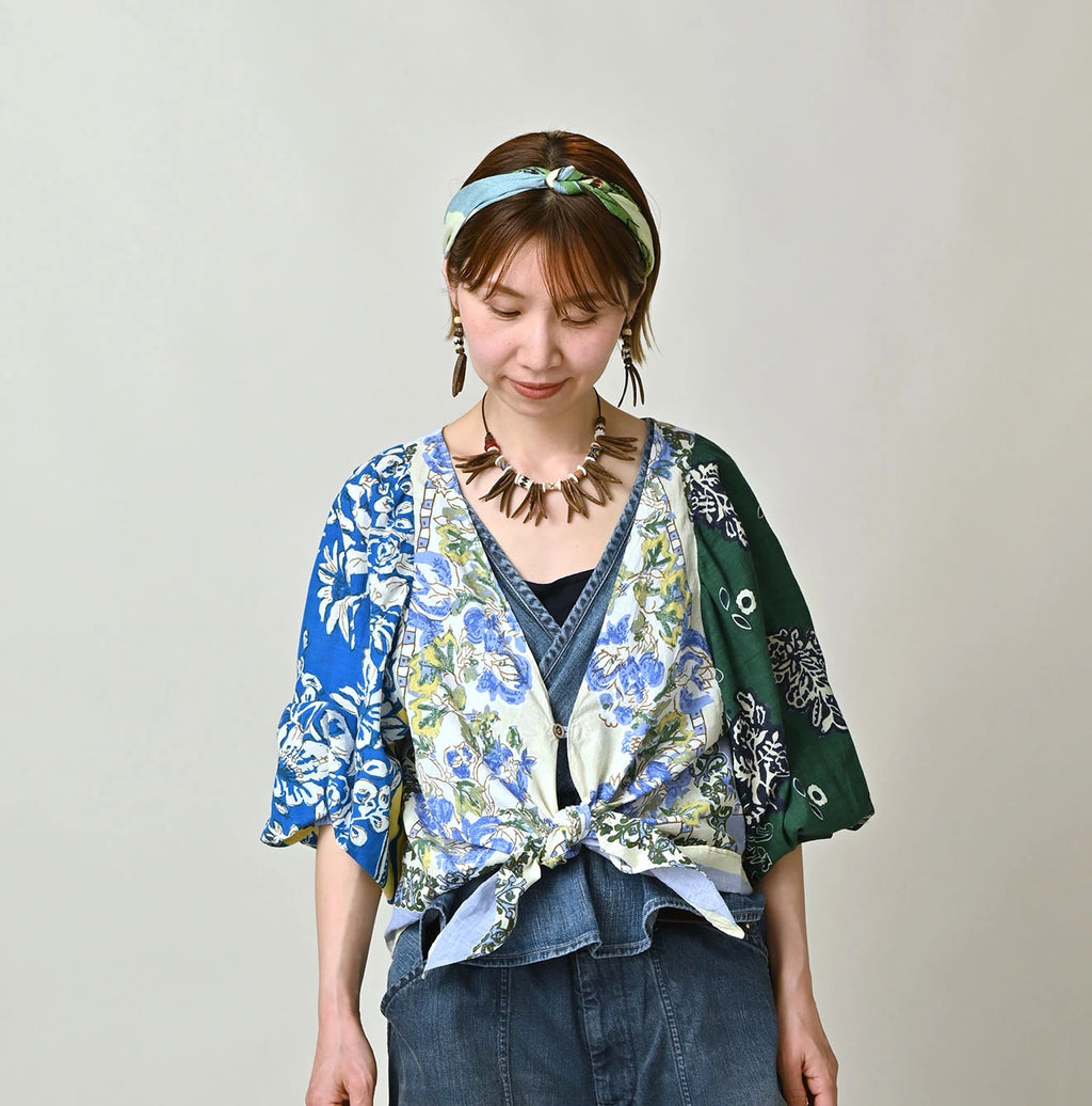 SAIJIKI Khadi Bandana Mix Bolero