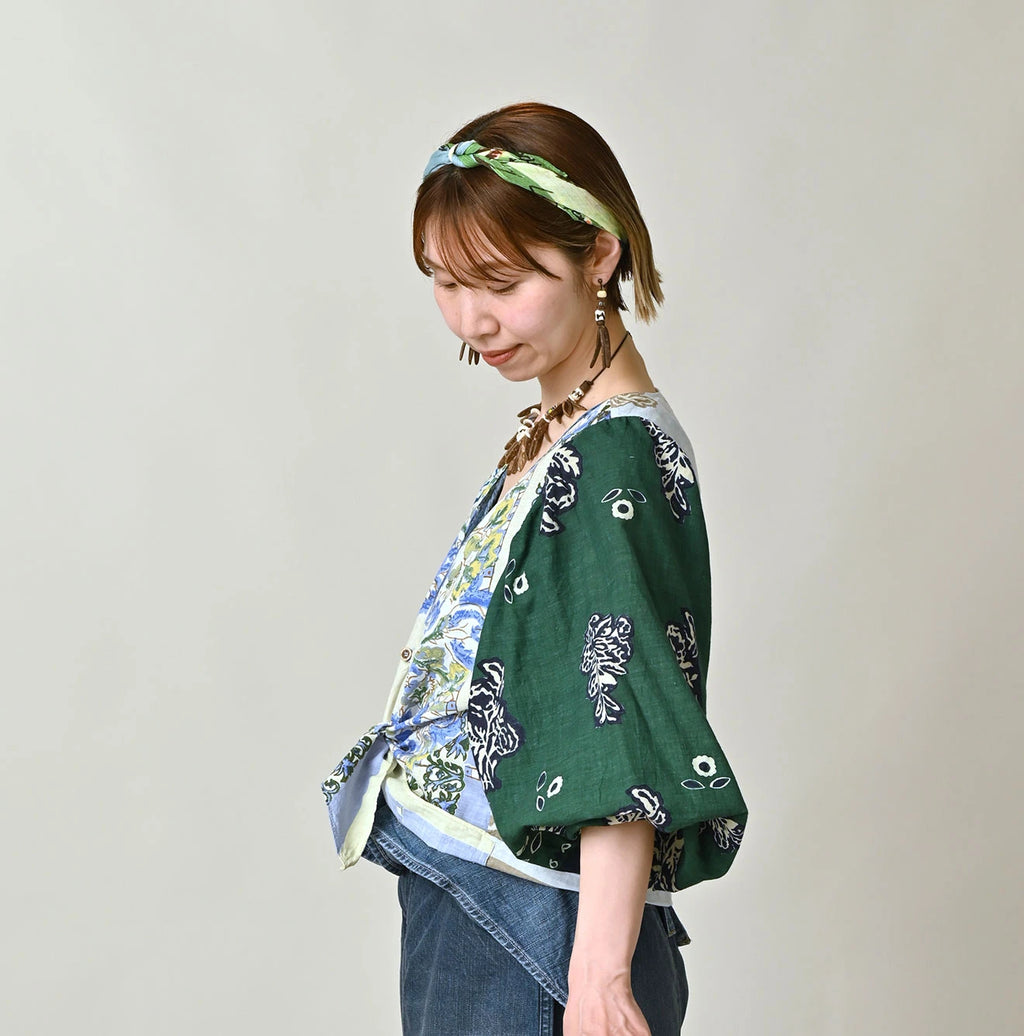 SAIJIKI Khadi Bandana Mix Bolero