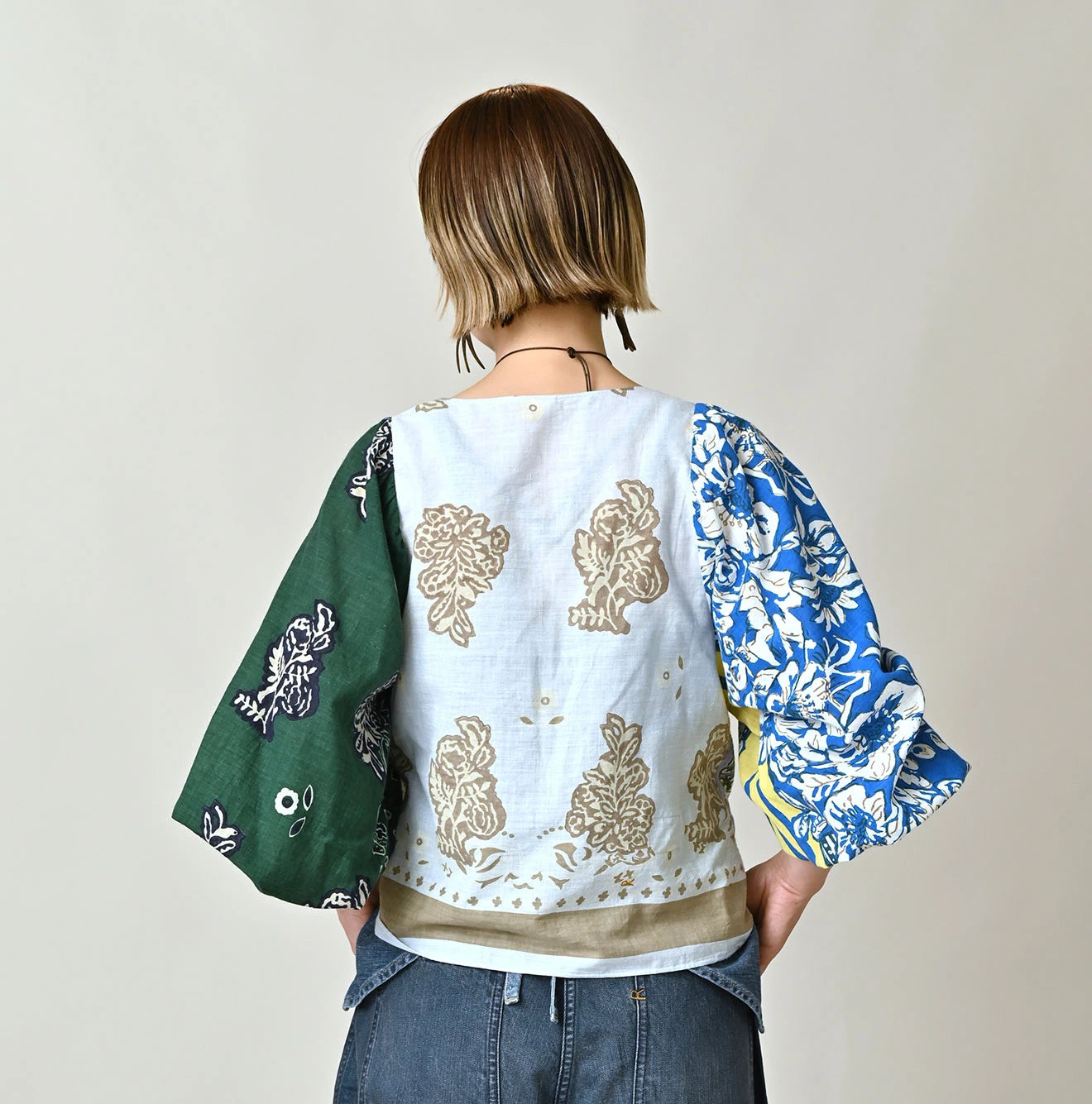 SAIJIKI Khadi Bandana Mix Bolero