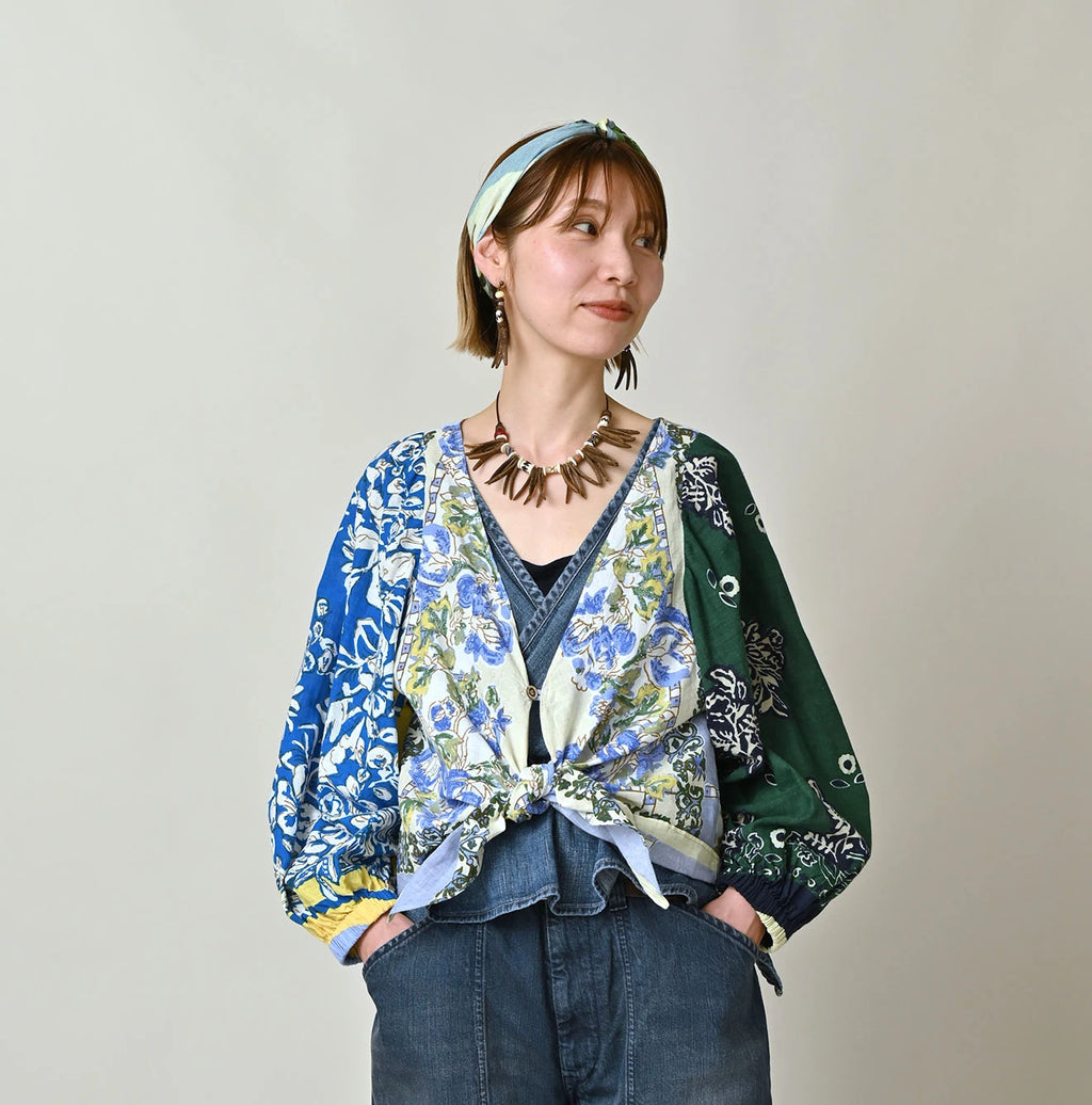 SAIJIKI Khadi Bandana Mix Bolero