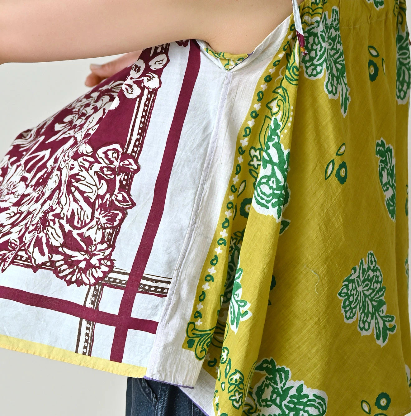 SAIJIKI Khadi Bandana Mix Camisole