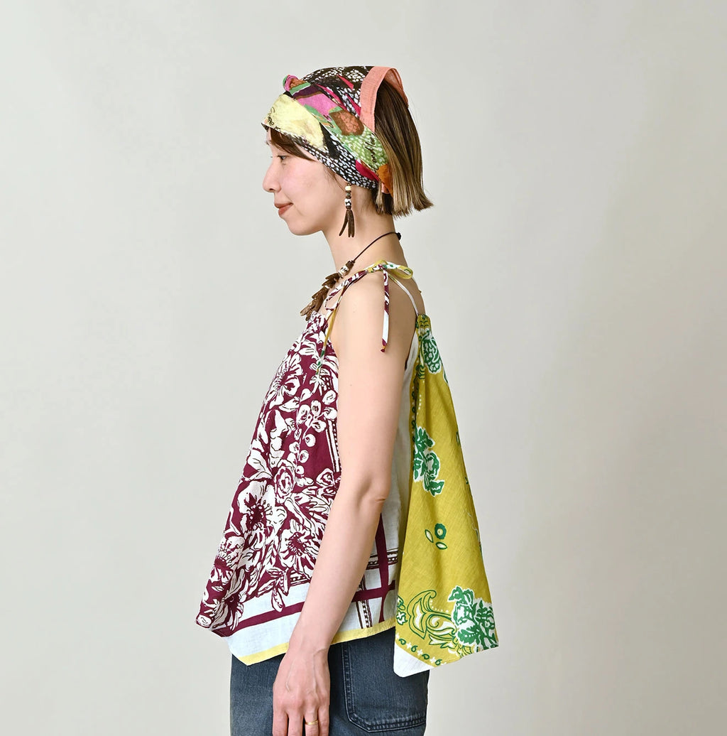 SAIJIKI Khadi Bandana Mix Camisole